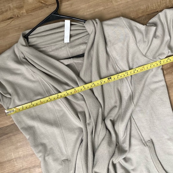 [Athleta] Pranayama Wrap Cardigan Sweater in Sage - Picture 7 of 12